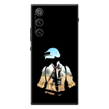 Силиконовый чехол с картинкой "Герой Pubg" на ZTE Nubia RedMagic 10 Air (Пубг мен)