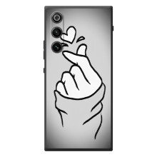 Чохол з принтом для ZTE Nubia RedMagic 10 Air (AlphaPrint - Знак сердечка) – Значок Love