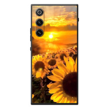 Чехол с Цветами для ZTE Nubia RedMagic 10 Air (поле подсолнухов)