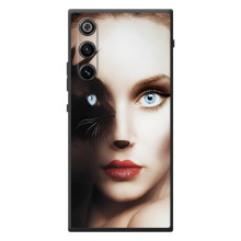 Бампер с изображением Котиков для ЗИТИ Нубия РэдМаджик 10 Эир (Женщина кошка)