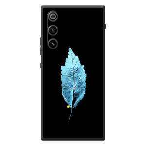 Чехол с картинками на черном фоне для ZTE Nubia RedMagic 10 Air – Листочек