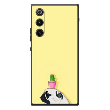 Бампер для ZTE Nubia RedMagic 10 Air с картинкой "Песики" (Кактус на голове)