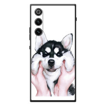 Бампер для ZTE Nubia RedMagic 10 Air с картинкой "Песики" (Собака Хаски)