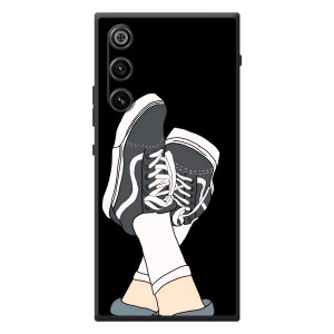 Чехол с Прикольным принтом на ZTE Nubia RedMagic 10 Air (Кеды)