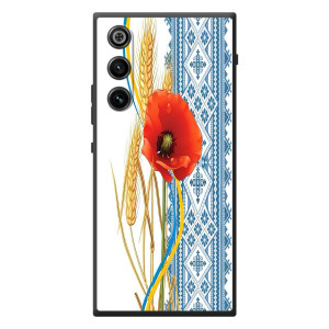 Силіконовый Чохол на ZTE Nubia RedMagic 10 Air з картинкой Вишиванки – Вишиванка з квіткою