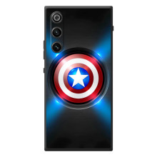 Чехол с Щитом Капитана Америки на ZTE Nubia RedMagic 10 Air