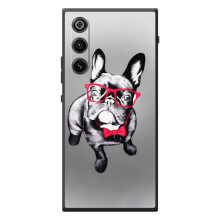 Чехол (ТПУ) Милые собачки для ZTE Nubia RedMagic 10 Air (Бульдог в очках)