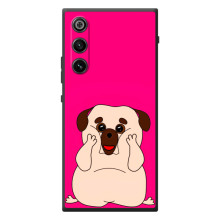 Чехол (ТПУ) Милые собачки для ZTE Nubia RedMagic 10 Air (Веселый Мопсик)