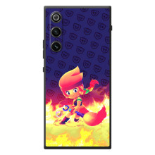 Чехол (ТПУ) с героями Бравл Старс на ZTE Nubia RedMagic 10 Air – Пенни в огне