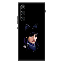 Чохли Венсдей на ZTE Nubia RedMagic 10 Air Уенсдей (AlphaPrint) (серйозна Венздей)