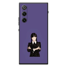 Чохли Венсдей на ZTE Nubia RedMagic 10 Air Уенсдей (AlphaPrint) (Венздей у чорному)