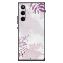 Чохол з квітковим принтом на <td>ZTE Нyбіа РедМаgік 10 Air </td> (Фіолетове листя)