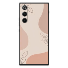 Чехол цветочный дизайн для ZTE Nubia RedMagic 10 Air (Коричневый фон)