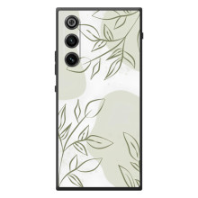 Чехол цветочный дизайн для ZTE Nubia RedMagic 10 Air (Зелёный дизайн)