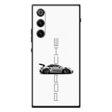 Чехол с авто Порше для ZTE Nubia RedMagic 10 Air – белый Порше