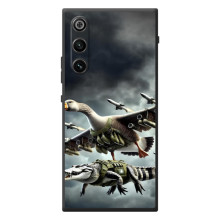 Чохол з мемами траралело тралала для ZTE Nubia RedMagic 10 Air – Гусіні і крокоділо