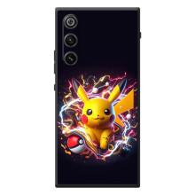 Чохол з Пікачу на ZTE Nubia RedMagic 10 Air – Пікачу з м'ячем