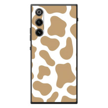 Чохол з принтом корови на <td>ZTE Нyбіа РедМаgік 10 Air </td> (Бежевий принт)