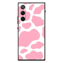 Чохол з принтом корови на <td>ZTE Нyбіа РедМаgік 10 Air </td> (Рожевий принт)