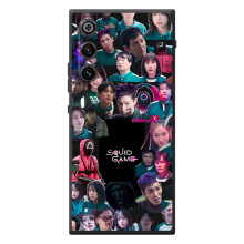 Чохол Гра в кальмара для ZTE Nubia RedMagic 10 Air – Колаж гра кальмара