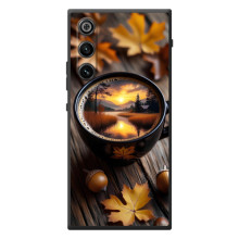 Чохол з унікальним дизайном 'Осінь з кавою' для ZTE Nubia RedMagic 10 Air – Темна кава