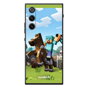 Чохли для ZTE Nubia RedMagic 10 Air (Персонажі МайнКрафт) (На коні)