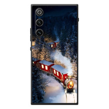 Силиконовый бампер на рождество для ZTE Nubia RedMagic 10 Air (Поезд)