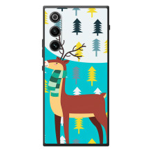 Силиконовый бампер с картинкой животных для ZTE Nubia RedMagic 10 Air – Олень с шарфом