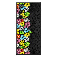 Силиконовый бампер с принтом (цветочки) на ЗИТИ Нубия РэдМаджик 10 Эир