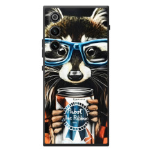 Силиконовый Чехол с Енотами на ZTE Nubia RedMagic 10 Air – Енот в очках