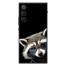 Силиконовый Чехол с Енотами на ZTE Nubia RedMagic 10 Air – Стильный Енот