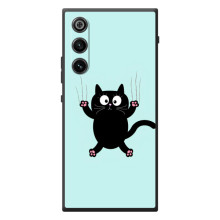 Силиконовый чехол с котиком для ZTE Nubia RedMagic 10 Air – Падающий кот