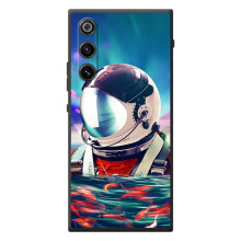 Силиконовый Чехол с принтом "Космонавты" на ZTE Nubia RedMagic 10 Air – Космонавт в воде