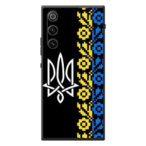 Силиконовый Чехол на ZTE Nubia RedMagic 10 Air – Герб и вышыванка