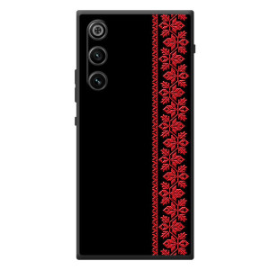 Силиконовый Чехол на ZTE Nubia RedMagic 10 Air – Красная Вышиванка