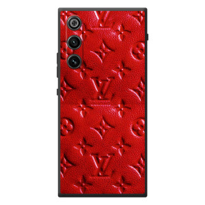 Текстурный Чехол Louis Vuitton для ЗИТИ Нубия РэдМаджик 10 Эир (Красный ЛВ)