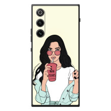 Силиконовый Чехол на ZTE Nubia RedMagic 10 Air с картинкой Стильных Девушек (С напитком)