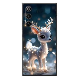 Яскравий чохол для ZTE Nubia RedMagic 10 Air з Зимові Оленята