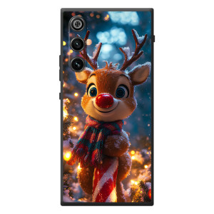 Яскравий чохол для ZTE Nubia RedMagic 10 Air з Зимові Оленята