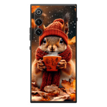 Печатный чехол «Зверята с кофе» для ZTE Nubia RedMagic 10 Air (Белка с кофе)