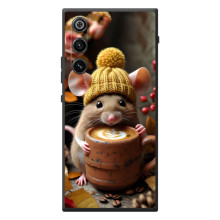Печатный чехол «Зверята с кофе» для ZTE Nubia RedMagic 10 Air (Медведь с кофе)