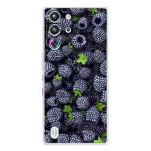 Чехлы с Фруктами для ZTE Nubia RedMagic 10 Pro (VPrint) (Ежевика)