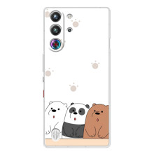 Чохли з зображенням різних тварин на ZTE Nubia RedMagic 10 Pro (Здивовані ведмедики)