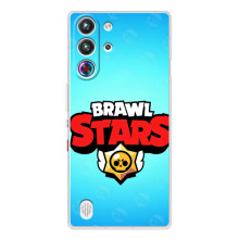 Чехлы Brawl Stars для ZTE Nubia RedMagic 10 Pro (AlphaPrint) (Лого Бравл Старс)