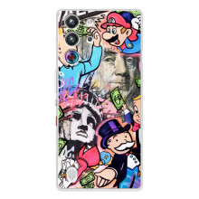 Чехлы с крутыми принтами для ZTE Nubia RedMagic 10 Pro - (PREMIUMPrint) (Monopoly man)