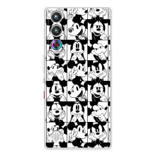 Чохли з принтом Міккі Маус на ZTE Nubia RedMagic 10 Pro (Колаж Микки Маус)