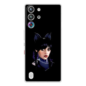 Чехлы с принтом Уэнсдей на ZTE Nubia RedMagic 10 Pro – Милая Уэнсдей