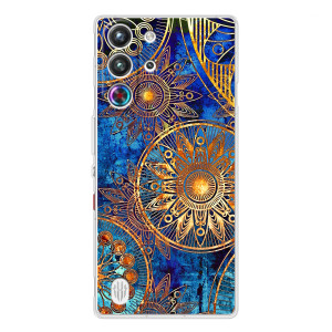 Чехлы со смыслом для ZTE Nubia RedMagic 10 Pro – Золотые узоры