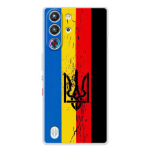 Чехлы УПА (Красно-Чёрный) на ZTE Nubia RedMagic 10 Pro – Флаг УПА