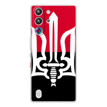 Чехлы УПА (Красно-Чёрный) на ZTE Nubia RedMagic 10 Pro – Герб Украины